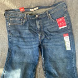 Levi Strauss Signature Men's Straight Fit Jeans 40 X 32 new with tags