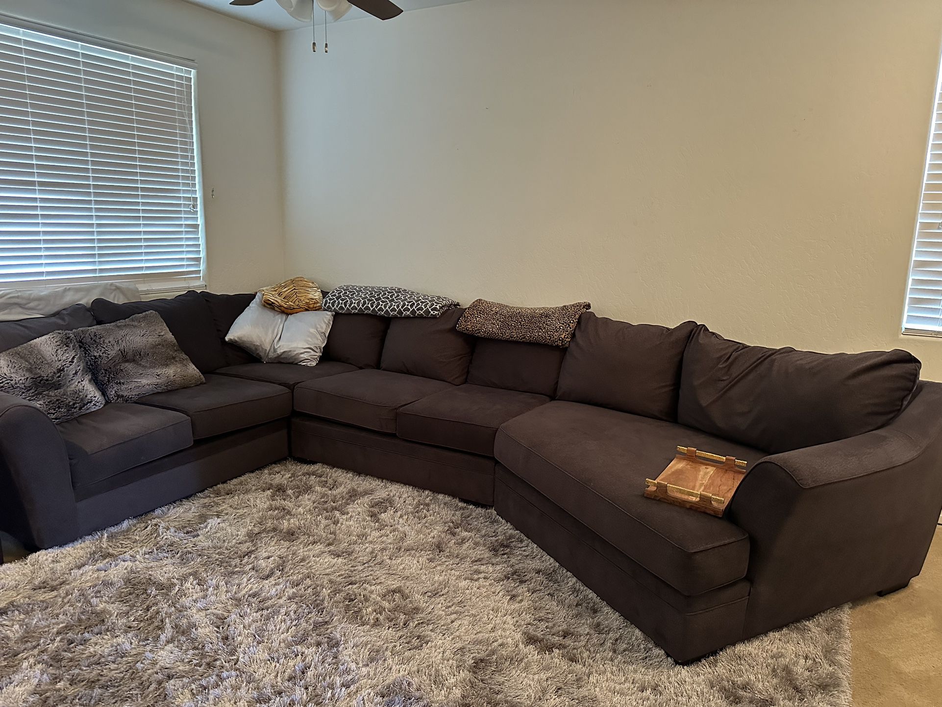 Grey Sectional Sofa Set