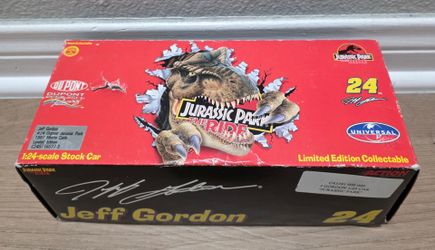 Jurassic Park The Ride Nascar Jeff Gordon #24 1/24 Diecast Chevy Montecarlo