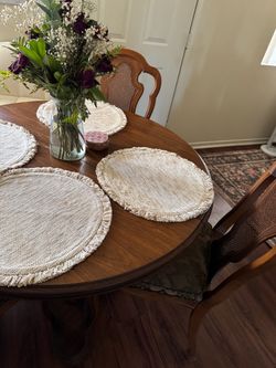Round Wooden Dining Table