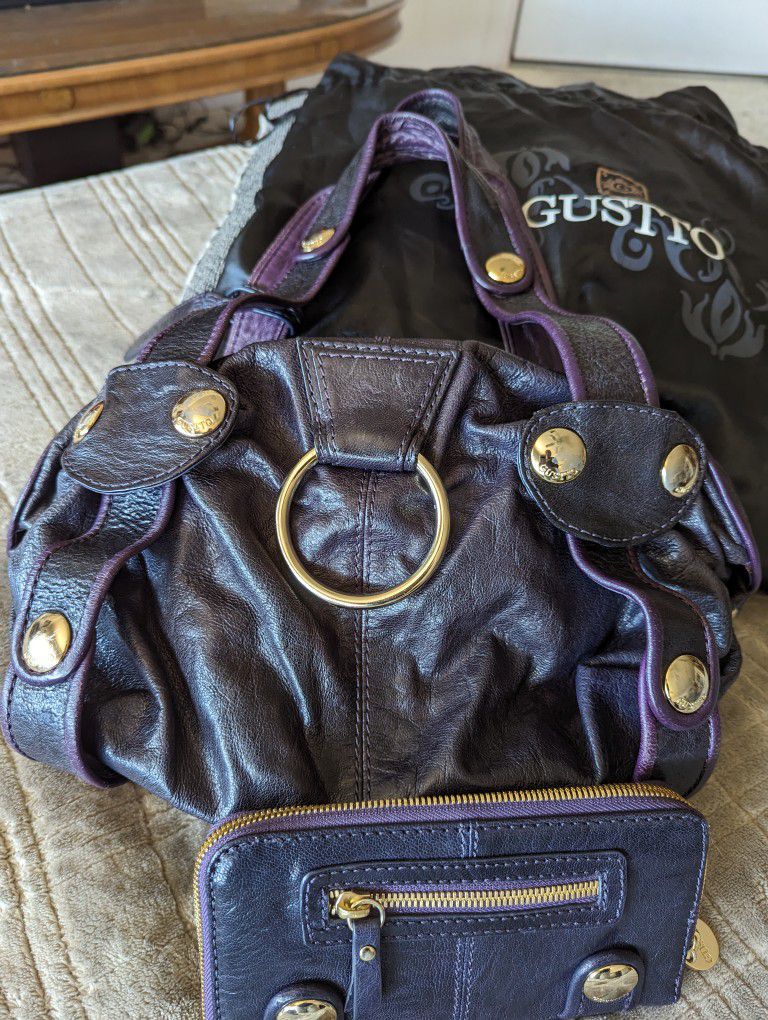 Gustto Bag And Matching Wallet 