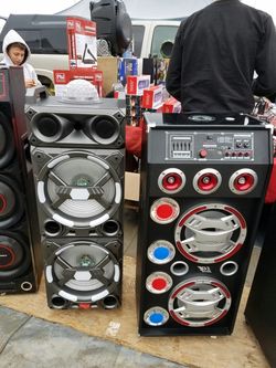 Bocinas karoke con Bluetooth