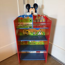 Mickey Mouse  Playhouse 4-Shelf Bookcase