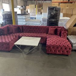Red Ruby Sectional