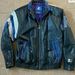 Vintage 90's Leather Starter Jacket