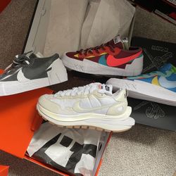 Nike Sacai Vaporwaffle Blazer Low Kaws Waffle Jordan 1 Supreme Dunk Low Sb