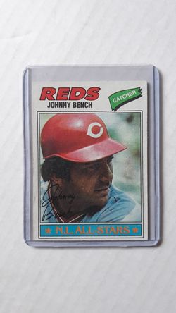 1977 Topps Johnny Bench.