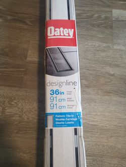 Oatey Designline 36 in. Stainless Steel Linear Shower Drain with Tile-In Pattern Drain Cover