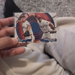 2025 Topps Series 2 - Duos Corey Seager, Adrian Beltre DD-10 Rangers