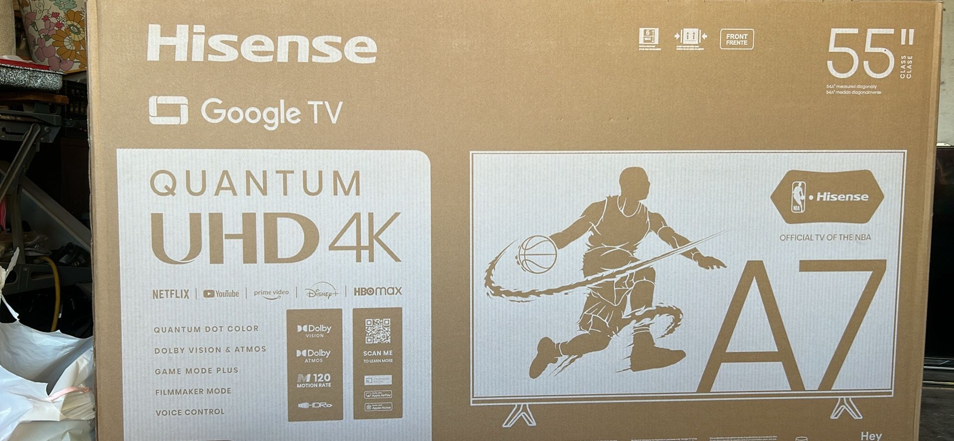 4K Hisense Quantum Dot Google TV
