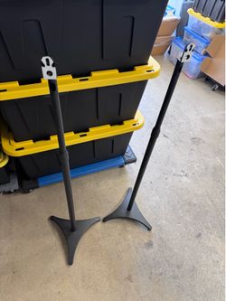 Adjustable Metal Speaker Stands for Surround Sound