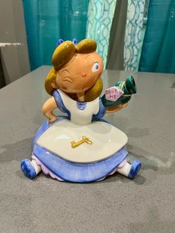 Alice in Wonderland Ceramic Teapot