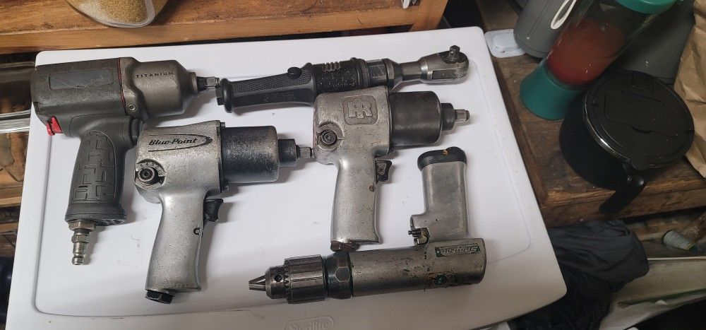 Lot Of Air Tools Used But Working SNAP ON, MATCO, BLUEPOINT, INGERSOLL RAND