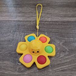 Flip Face-Changing Octopus Bubble Fidget Spinner 