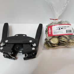 Bottle Capper Plus Caps