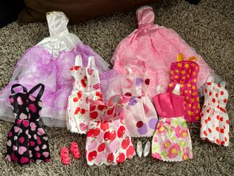 Barbie Doll Large Clothes Lot