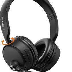 Bluetooth Headset with Microphone, 60 Hrs Working Time Dual Connection Bluetooth Headphones with Mic, Wireless Headset with Mic for Work/Video Meeting