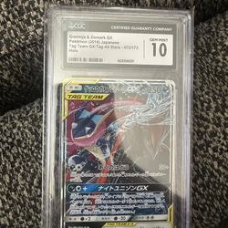 Greninja Zoroark GX PSA 10
