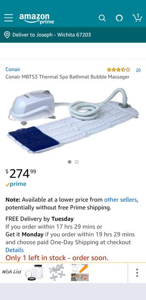 Conair Thermal Spa Bath With Bubbles For Sale In Wichita Ks