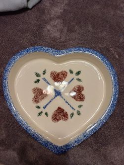 Vintage Ceramic Heart Spongewear