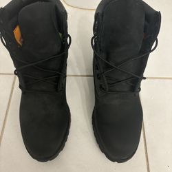 Black Timberlands Men’s Boats Size 7.5