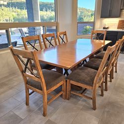 Dining Table + 8 Chairs