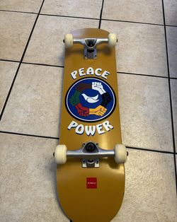 Chocolate Anderson Peace Power 8.25" Skateboard Complete