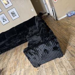 Corduroy Couch New In Box / Charger Station / Cup Holder / Firm Price 