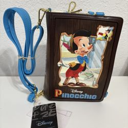 Pinocchio Book Purse Loungefly