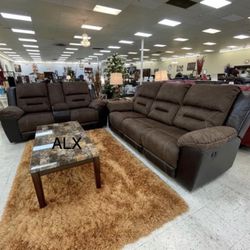 Brand New Sofa And Loveseat Living Room Set Reclining Free Delivery 🚚 