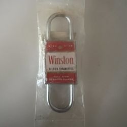 Vintage Winston Double Lock Key Chain