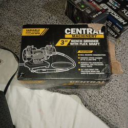 3" Bench Grinder With Flex Shaft 