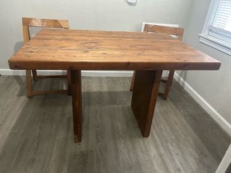 Dining table with 2 chairs