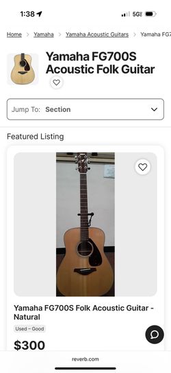Yamaha FG700S