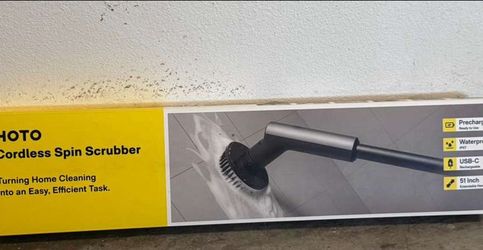 HoTo cordless spin scrubber