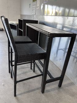 ✅NEW OUTDOOR BAR SET