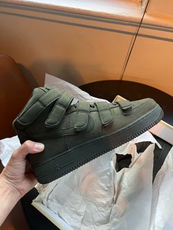 Billie Eilish Nike Air Force 1 Mid Olive Suede Sneakers