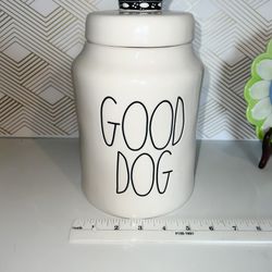 Rae dunn good cheap dog treat jar