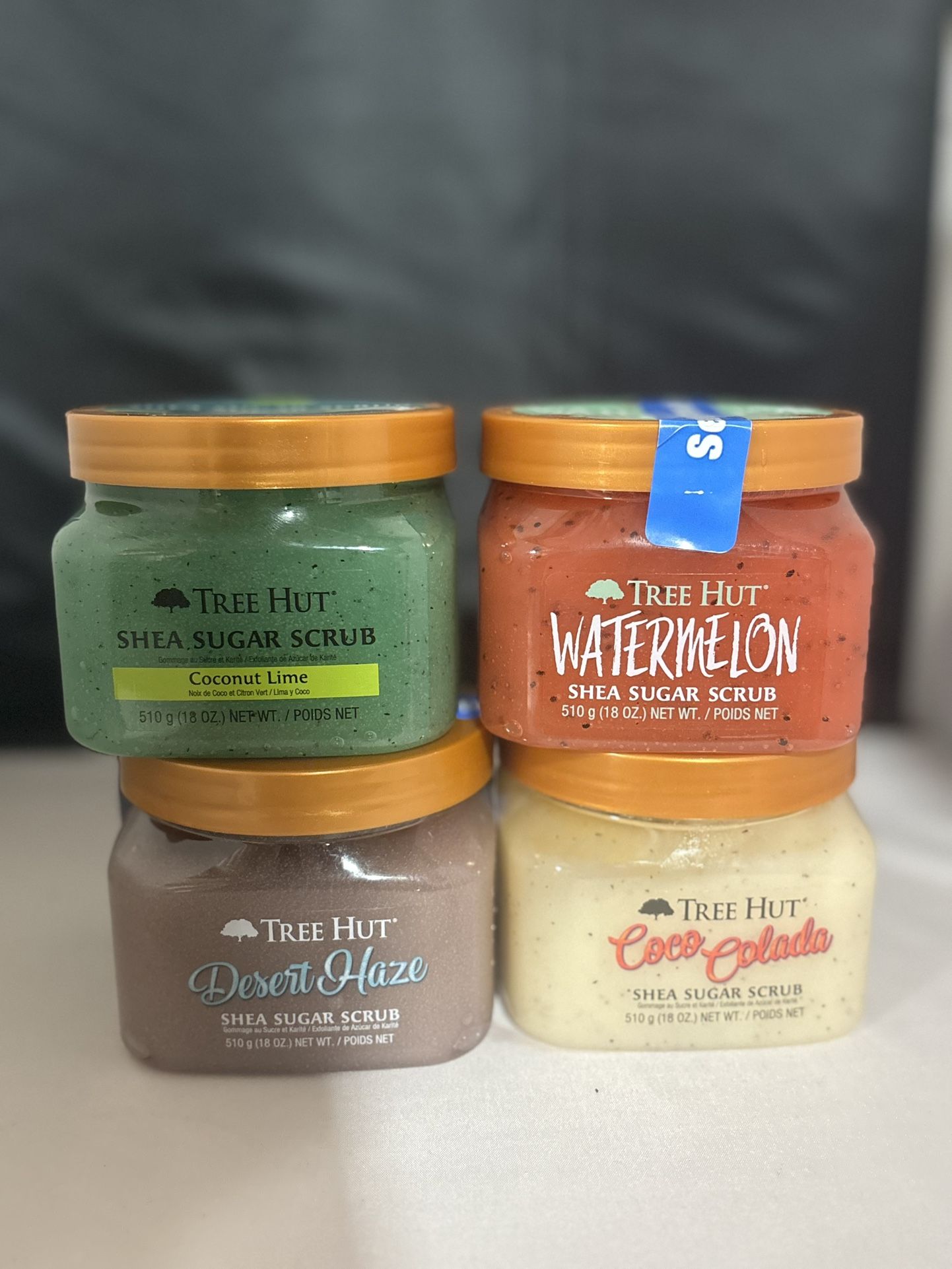 4-pack Assorted Tree Hut Sugar Scrub