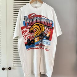 Vintage 1995 Deadstock Don The Snake Prudhomme Larry Dixon NHRA MILLER RACING T-shirt  