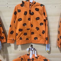 Orange & Black Kids Halloween Jackets from Target By Cat & Jack