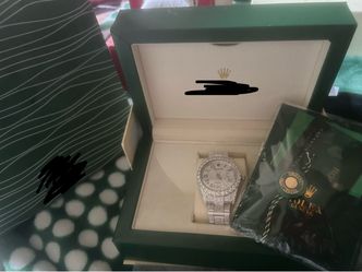 Bust Down Moissanite Rolex