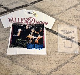 Vale Forever White Fallen Angel Rhinestone T Shirt