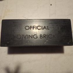 Kemp USA 10 lbs Rubber Diving Brick - Durable Water Brick for Lifeguard Training - Rectangular Dive Weight for Rescue Practice - Ideal Water Bricks fo