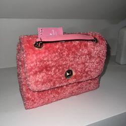 Kate Spade Pink Furry Bag 