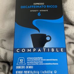 Lavazza Decaffeinato Ricco Dicafinated 10 Capsules 