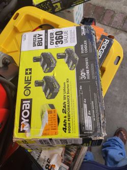 Ryobi 3pc battery