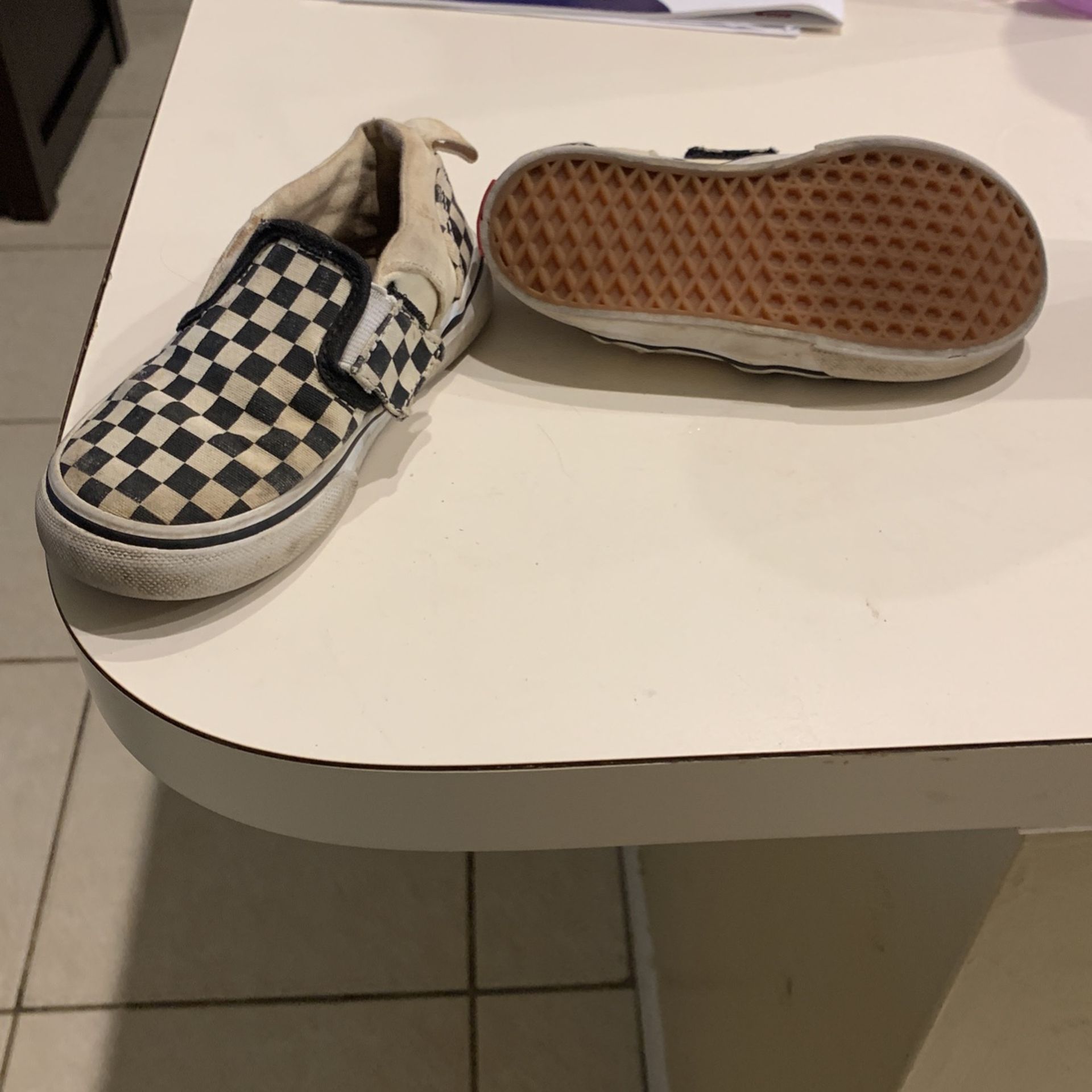 Vans Checkered Us. Toddler 8