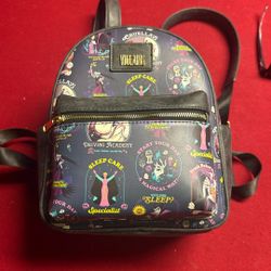 Loungefly Disney Villains AOP Mini Backpack