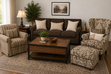 Beautiful Coordinated Living Room Set